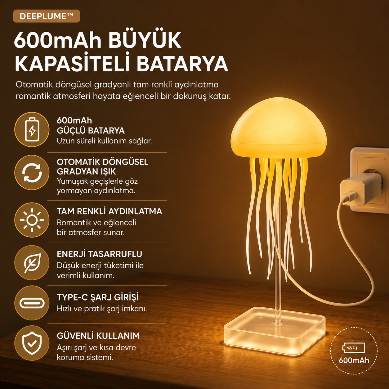 Deeplume™ Gece Lambası