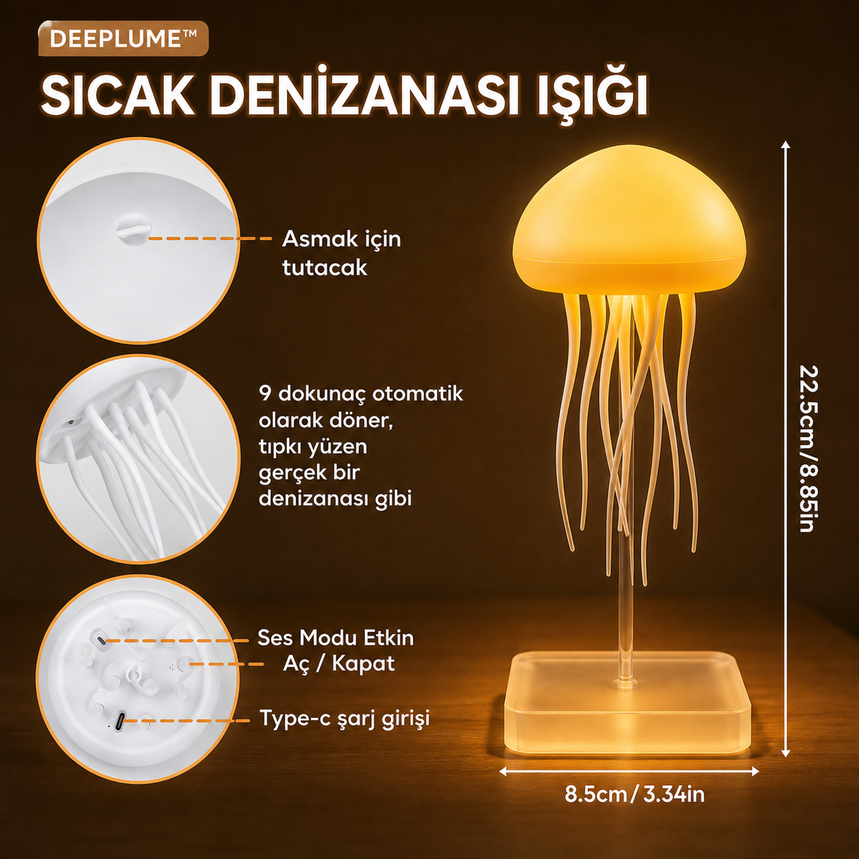 Deeplume™ Gece Lambası