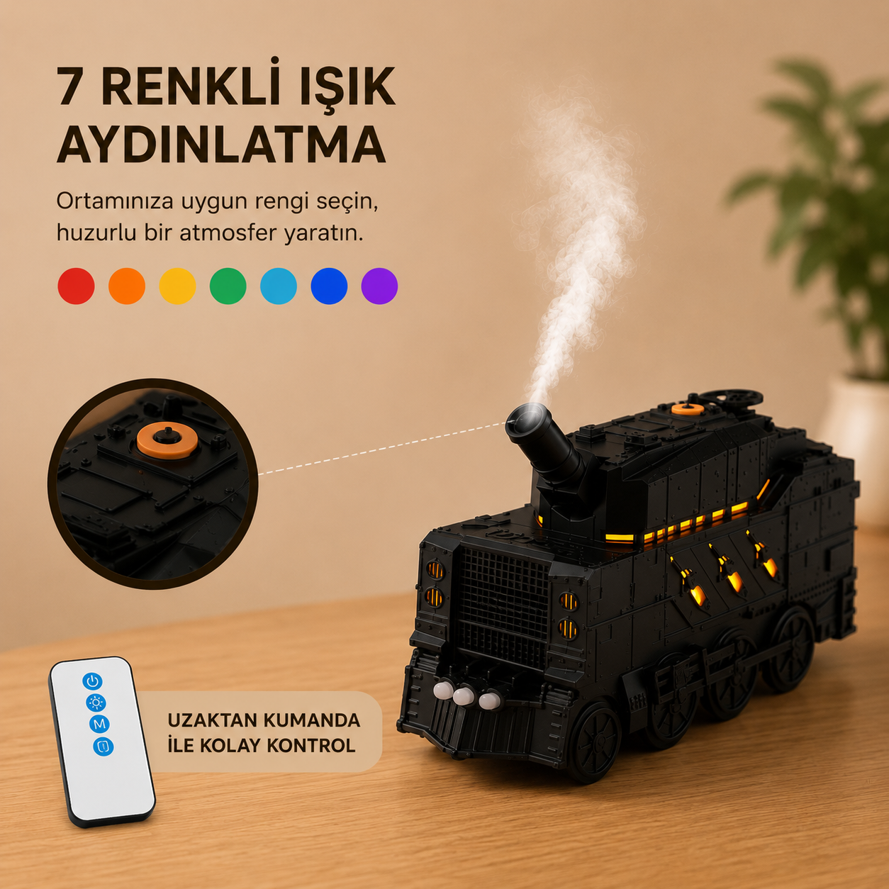 Retro Tank Aromaterapi Nemlendirici