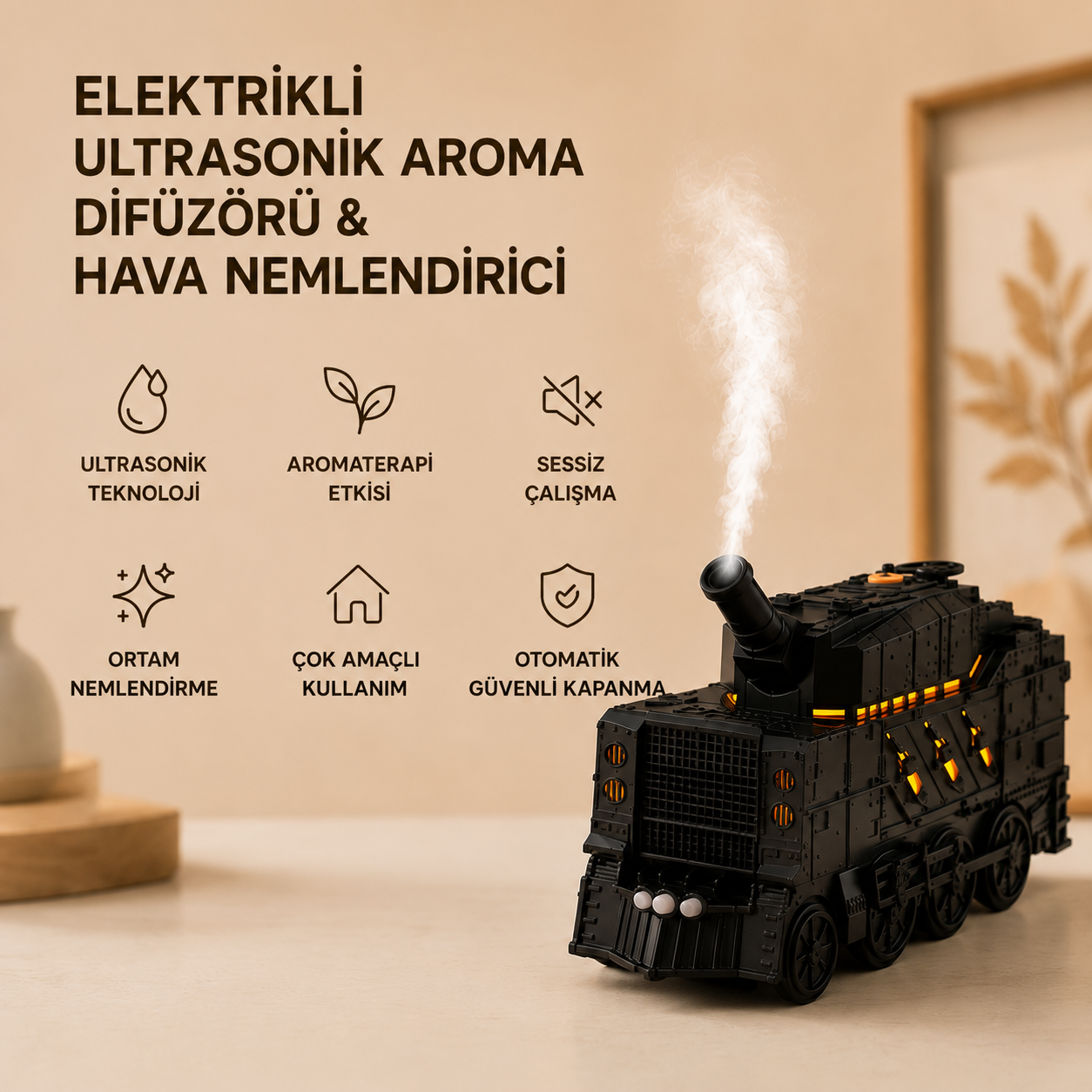 Retro Tank Aromaterapi Nemlendirici